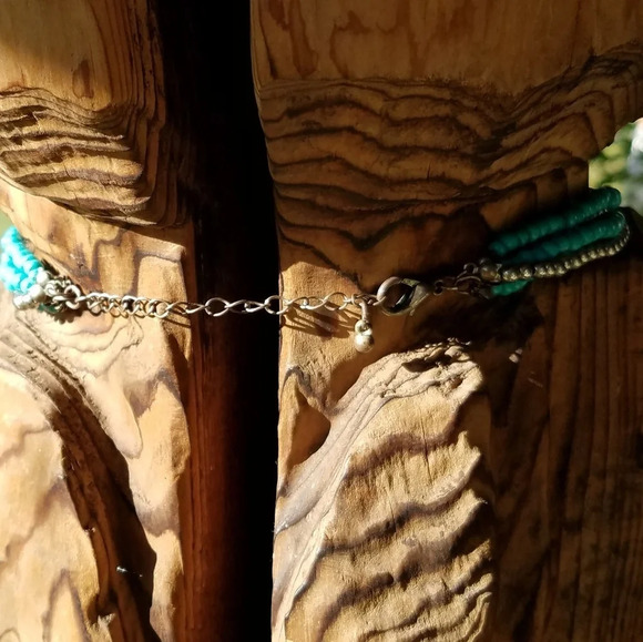 Multi Strand Beaded Necklace - Picture 2 of 7